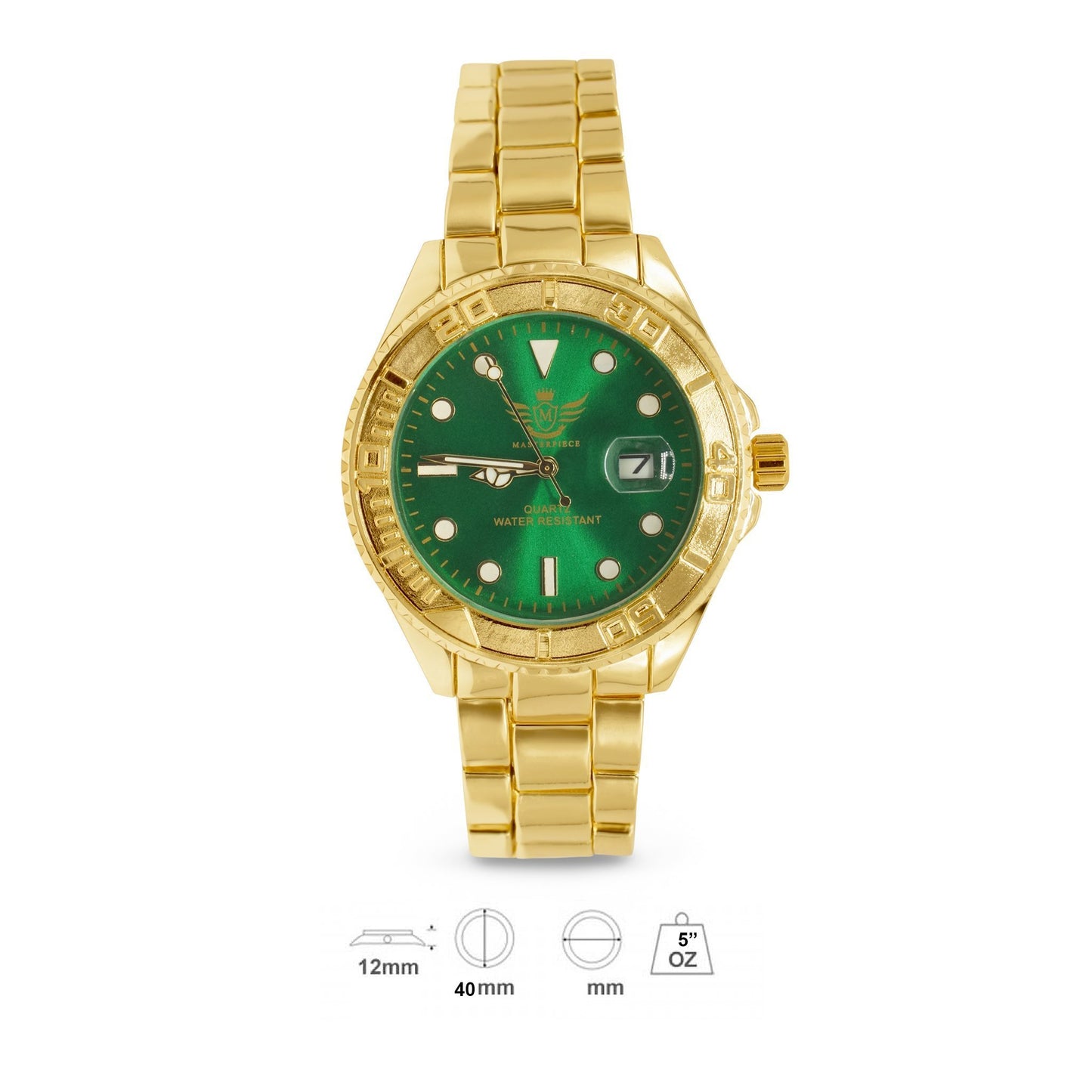 Yellow Gold Wrist Eye Catcher